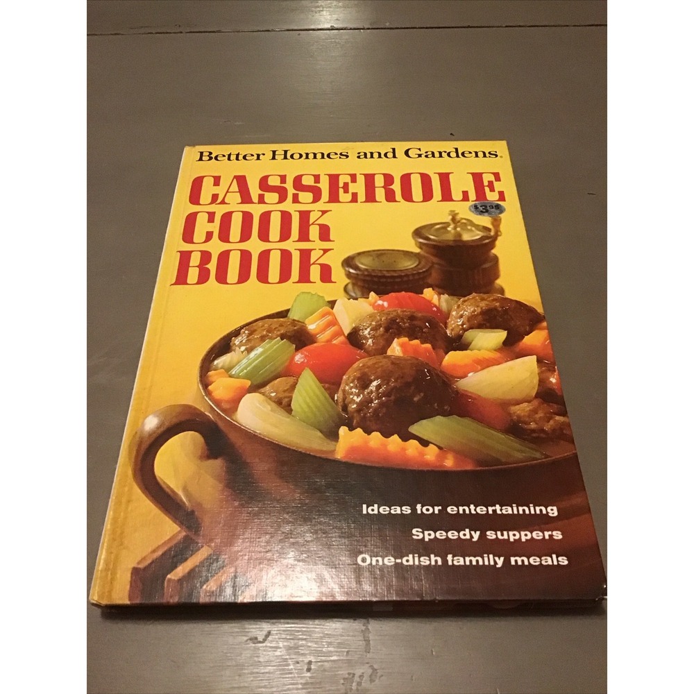 Vintage Better Homes and Gardens Casserole Cook Book 1968‎ Hardcover